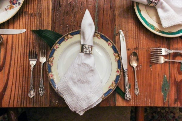 Photo of antique place setting